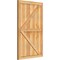 Ekena Millwork Framed Board-n-Batten Shutters w/Z-Bar, Rough Sawn Western Red Cedar, 26 7/8W x 43H, PR RBF06Z26X043RWR - alternate 2